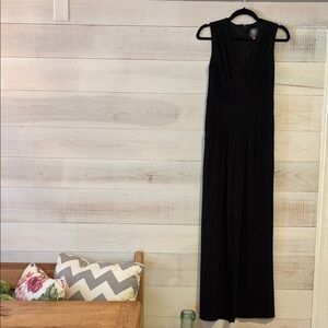 Vince Camuto Black Wide Leg Jumpsuit - Comfortable & Easy